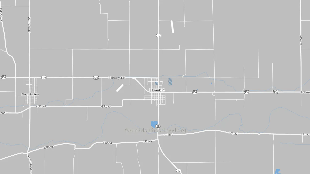 Transit Grade map of Franklin, NE