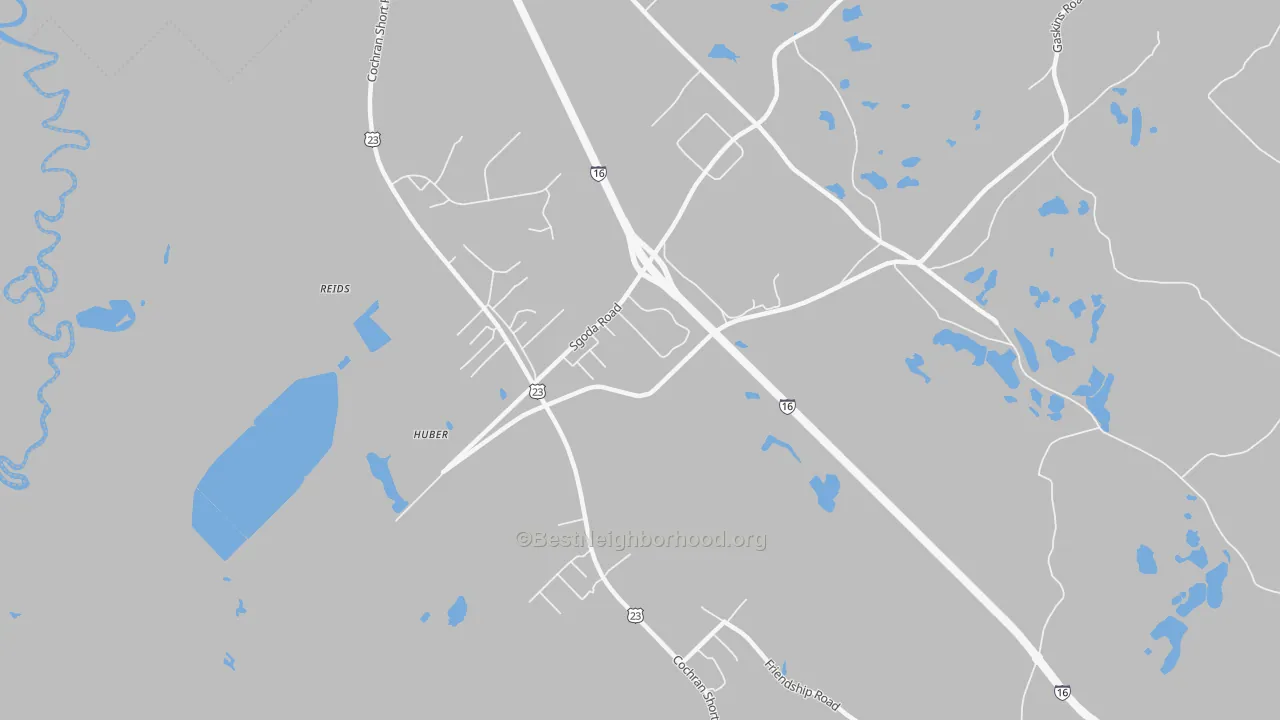Transit Grade map of Franklinton, GA