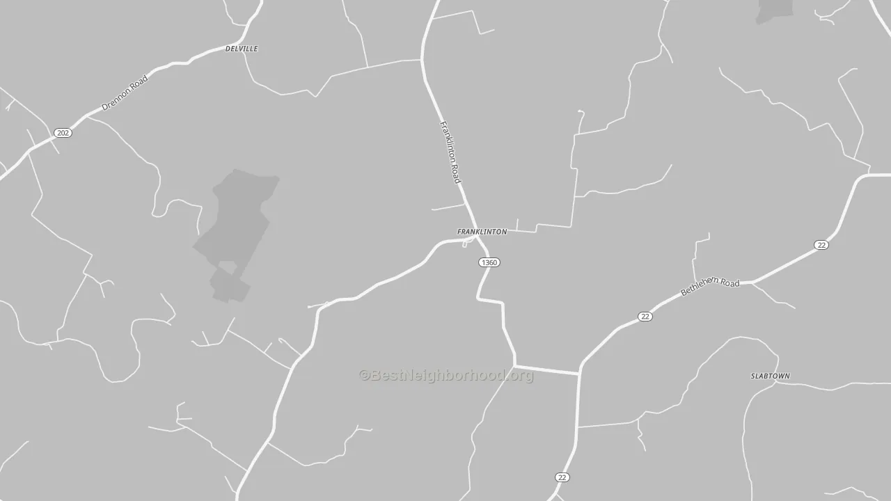 Transit Grade map of Franklinton, KY