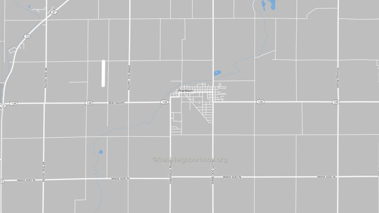 Transit Grade map of Frankton, IN