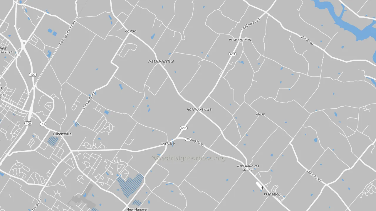 Transit Grade map of Frederick, PA