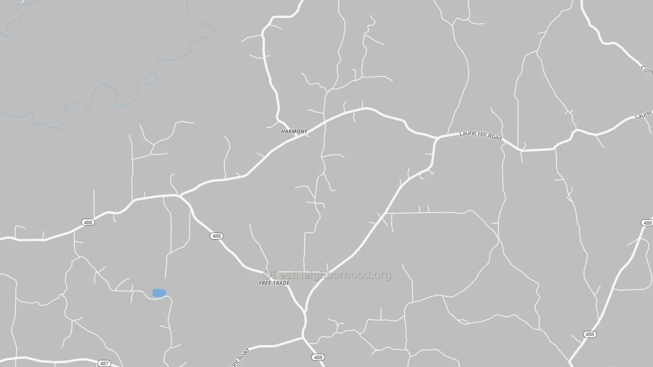 Transit Grade map of Free Trade, MS
