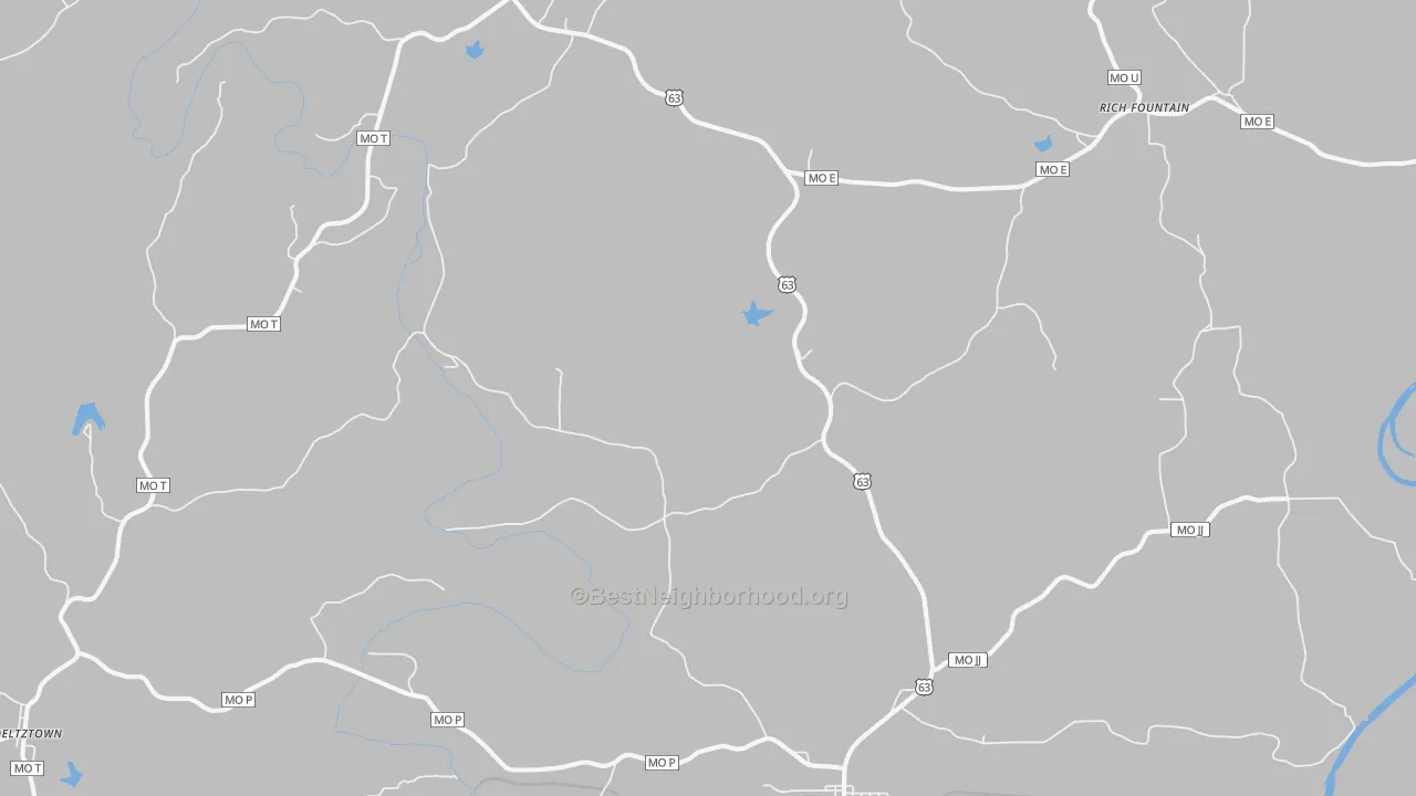 Transit Grade map of Freeburg, MO