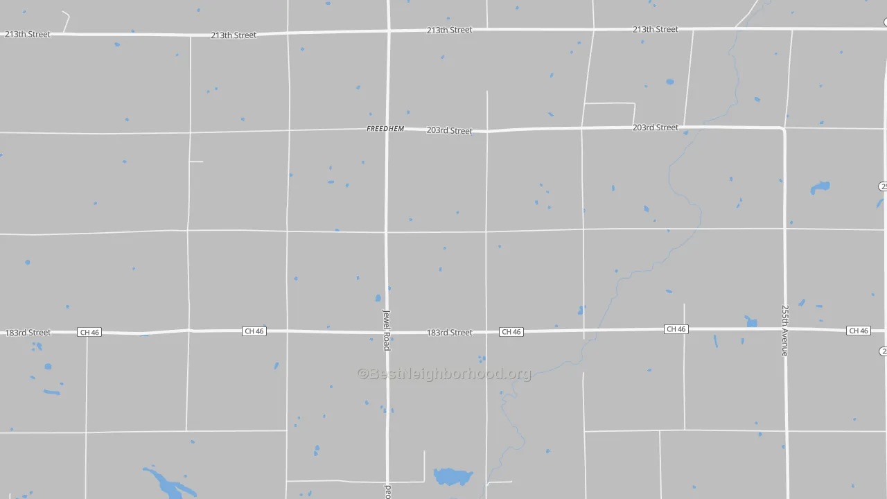 Transit Grade map of Freedhem, MN