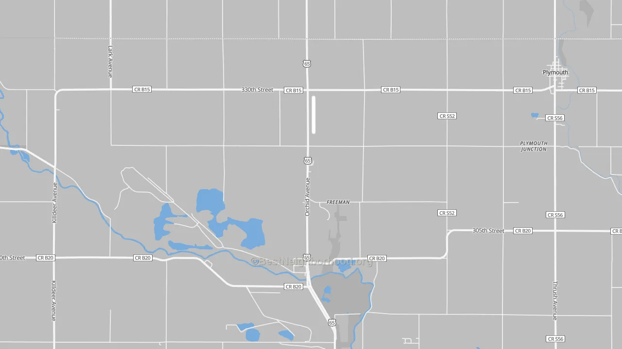 Transit Grade map of Freeman, IA