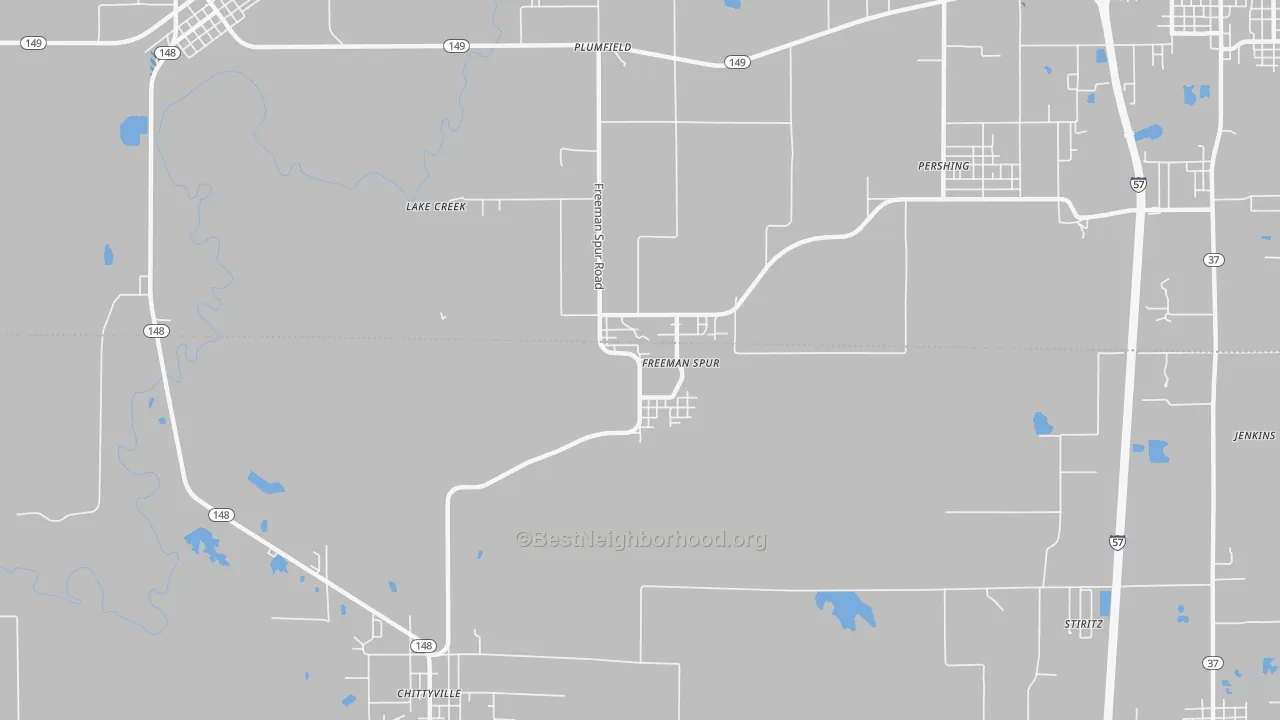 Transit Grade map of Freeman Spur, IL