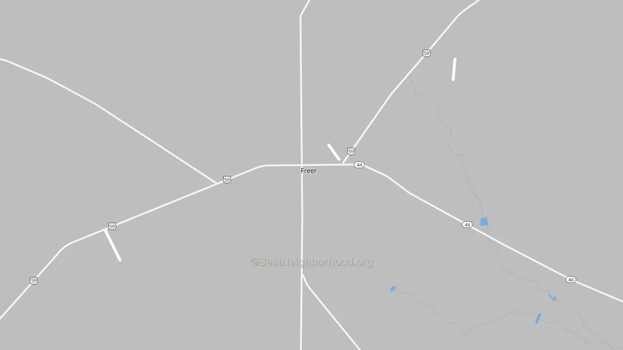 Transit Grade map of Freer, TX