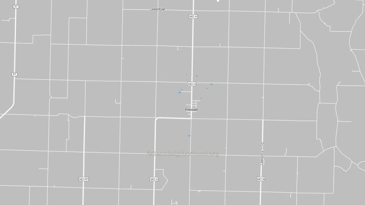 Transit Grade map of Freistatt, MO