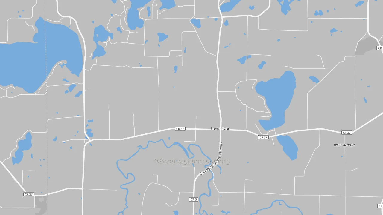 Transit Grade map of French Lake, MN