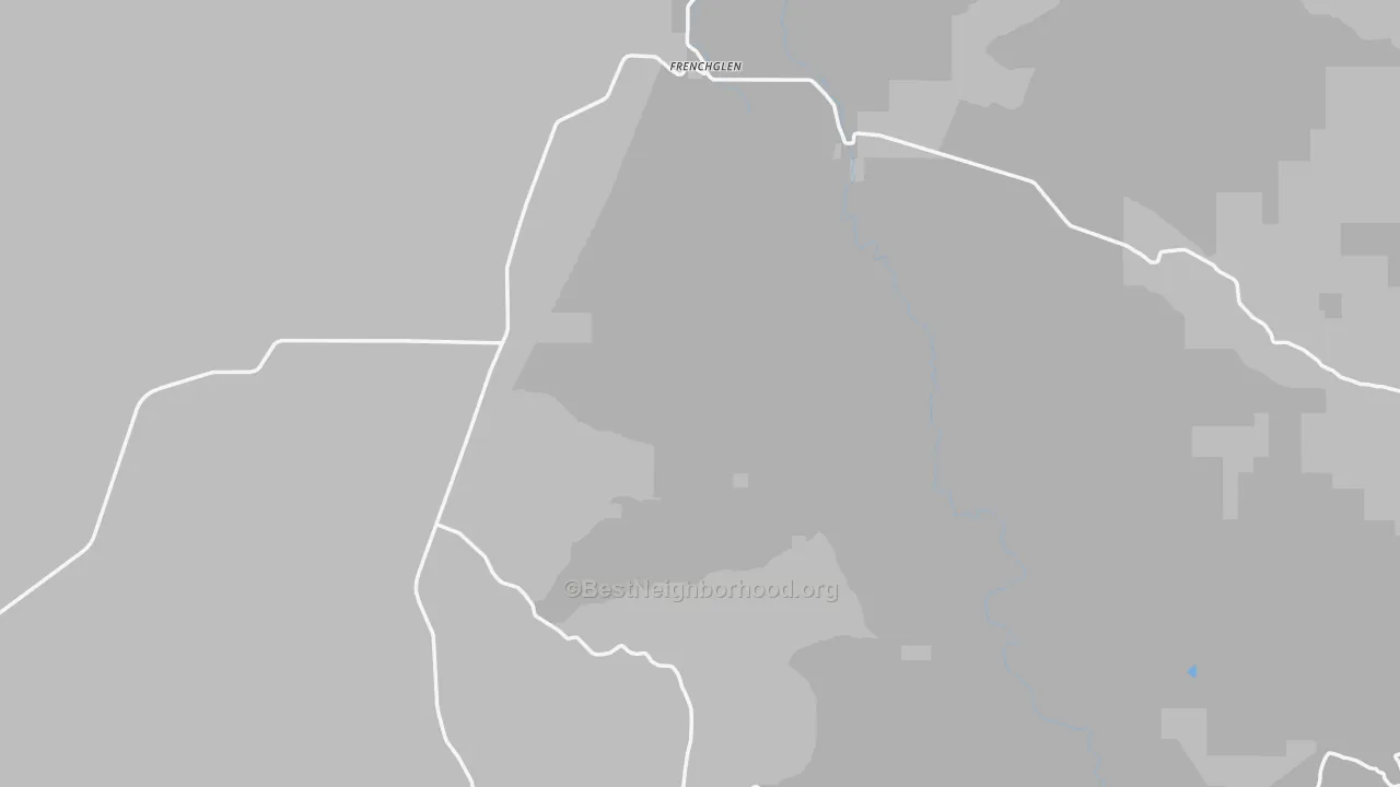Transit Grade map of Frenchglen, OR