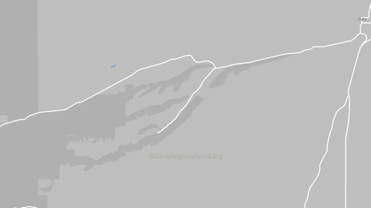 Transit Grade map of Friend, OR