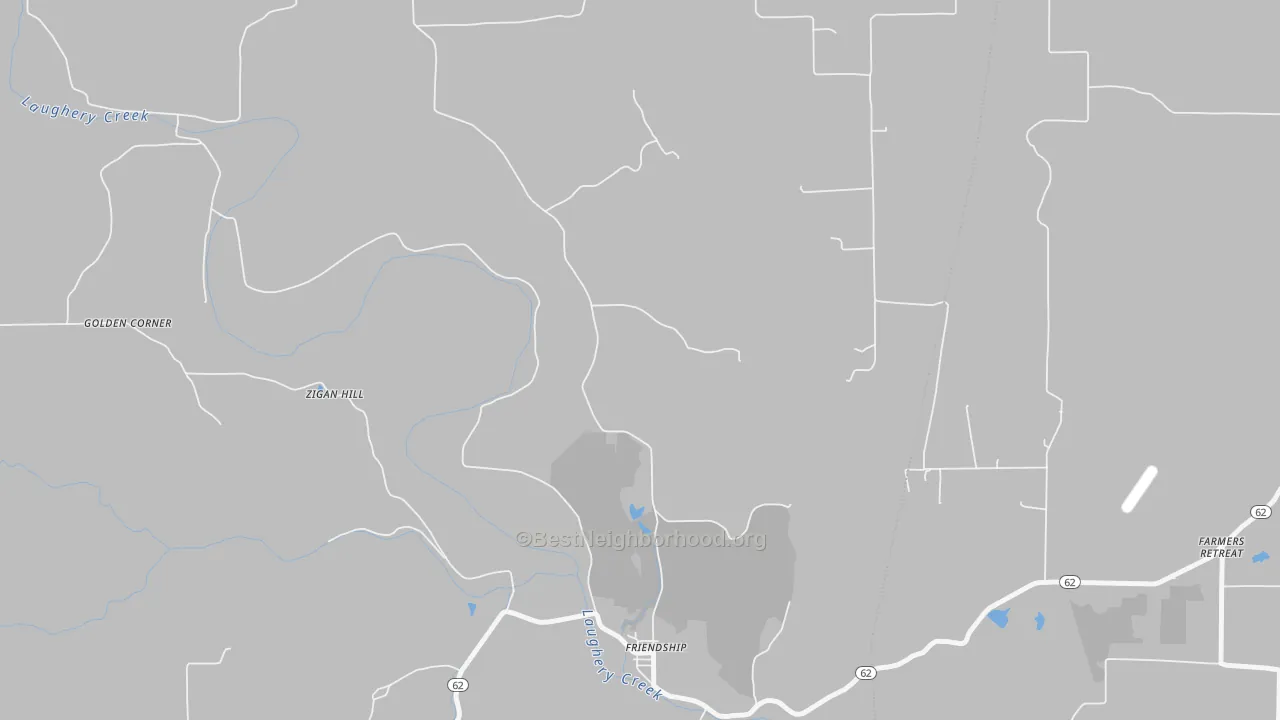 Transit Grade map of Friendship, IN