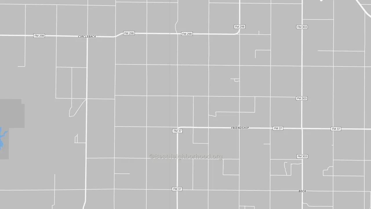 Transit Grade map of Friendship, TX