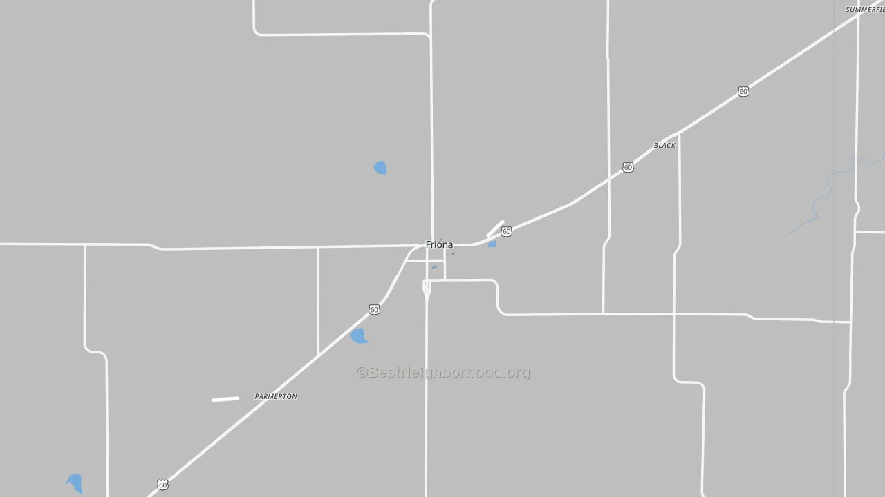 Transit Grade map of Friona, TX