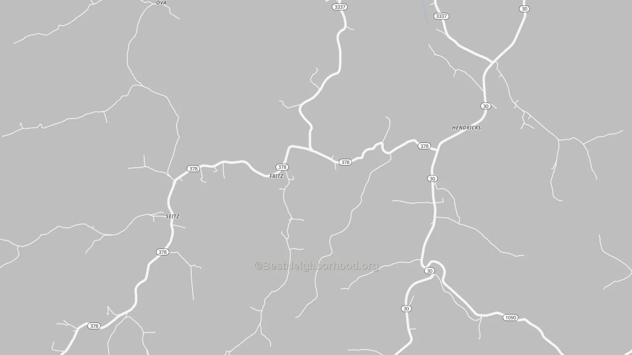 Transit Grade map of Fritz, KY