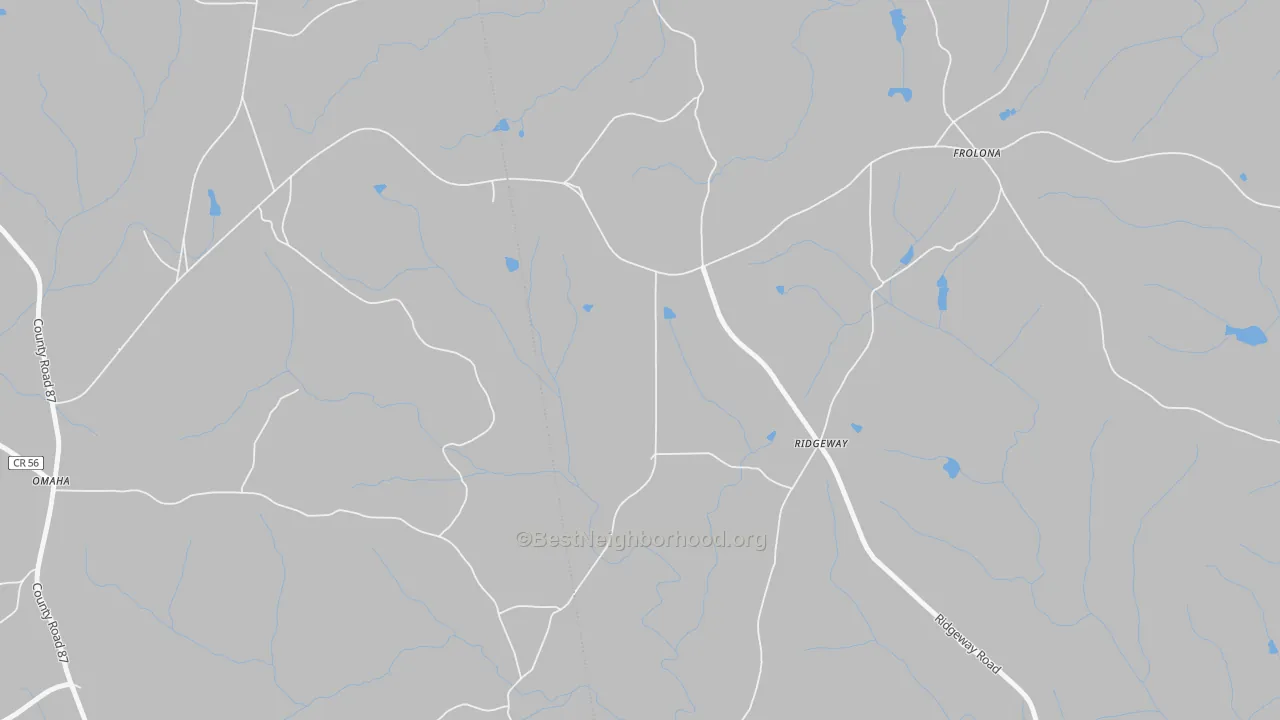 Transit Grade map of Frolona, GA
