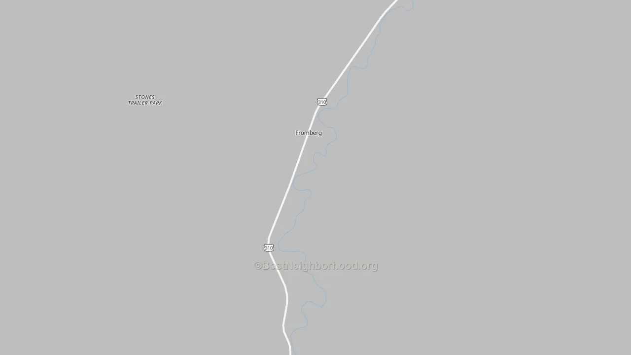 Transit Grade map of Fromberg, MT