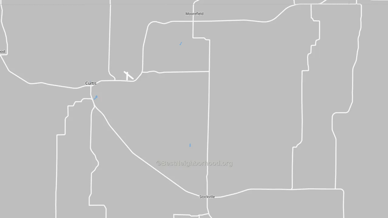 Transit Grade map of Frontier County, NE
