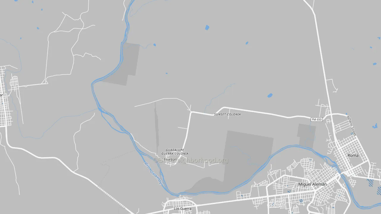 Transit Grade map of Fronton, TX