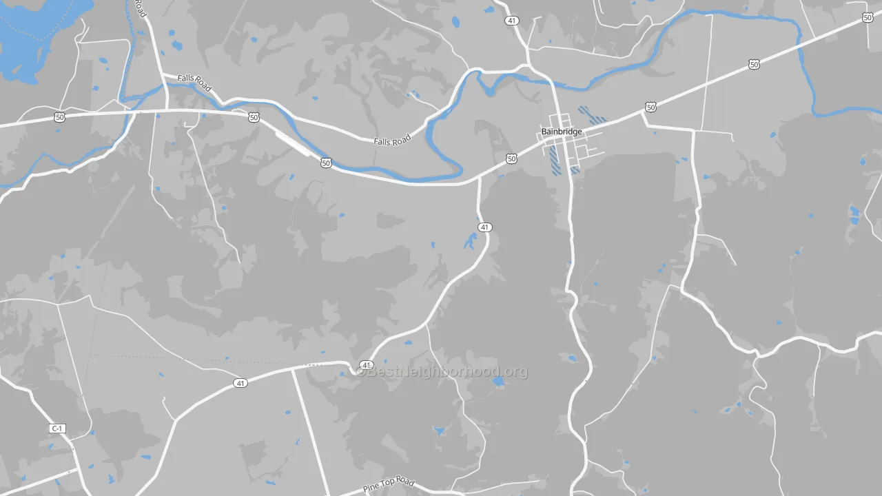 Transit Grade map of Fruitdale, OH