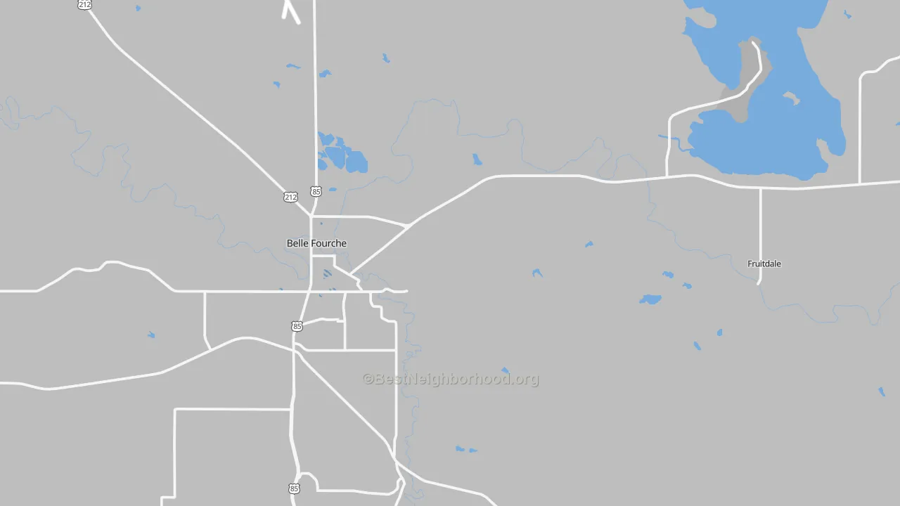 Transit Grade map of Fruitdale, SD