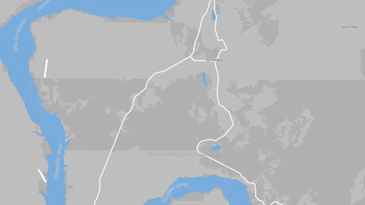Transit Grade map of Fruitland, WA