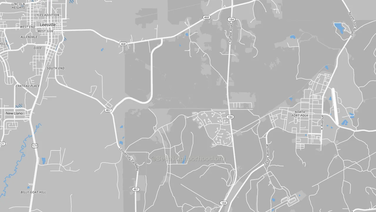Transit Grade map of Fullerton, LA