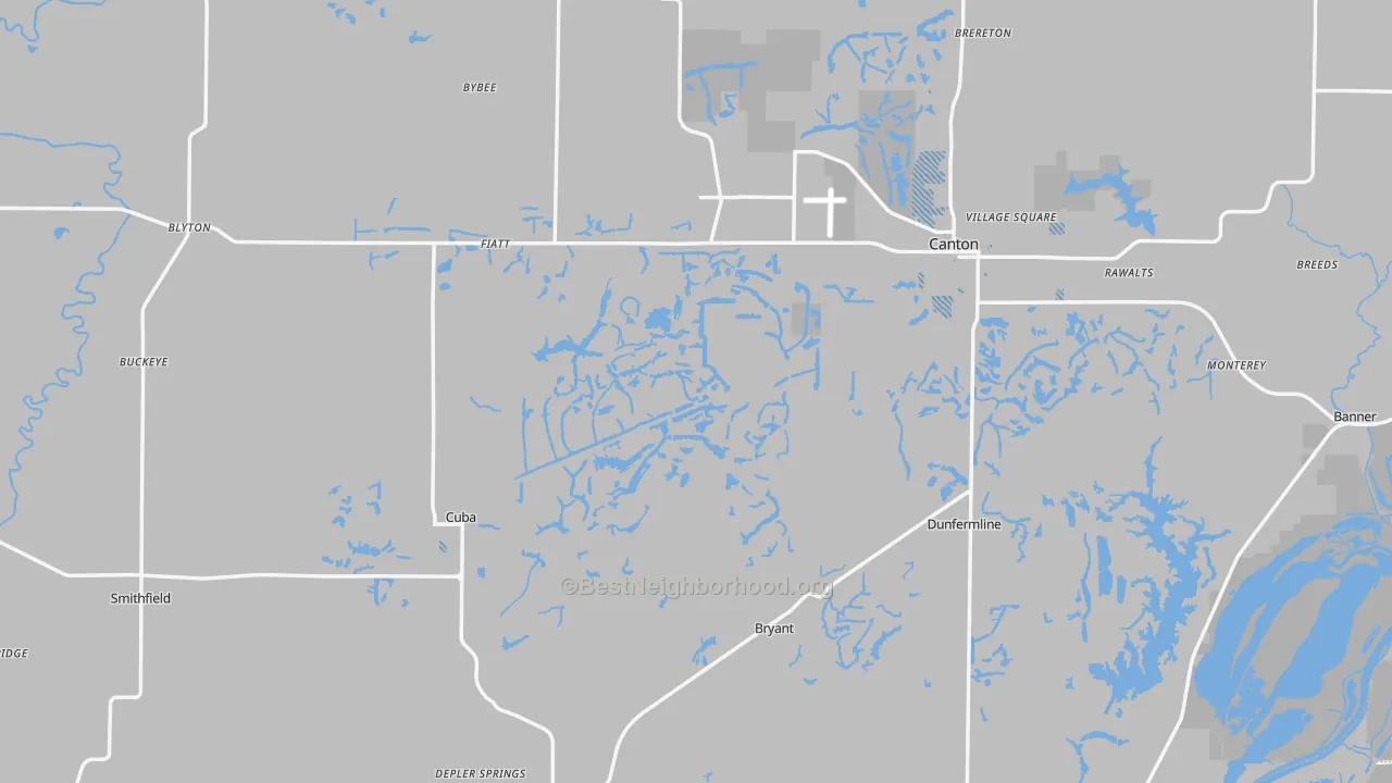 Transit Grade map of Fulton County, IL
