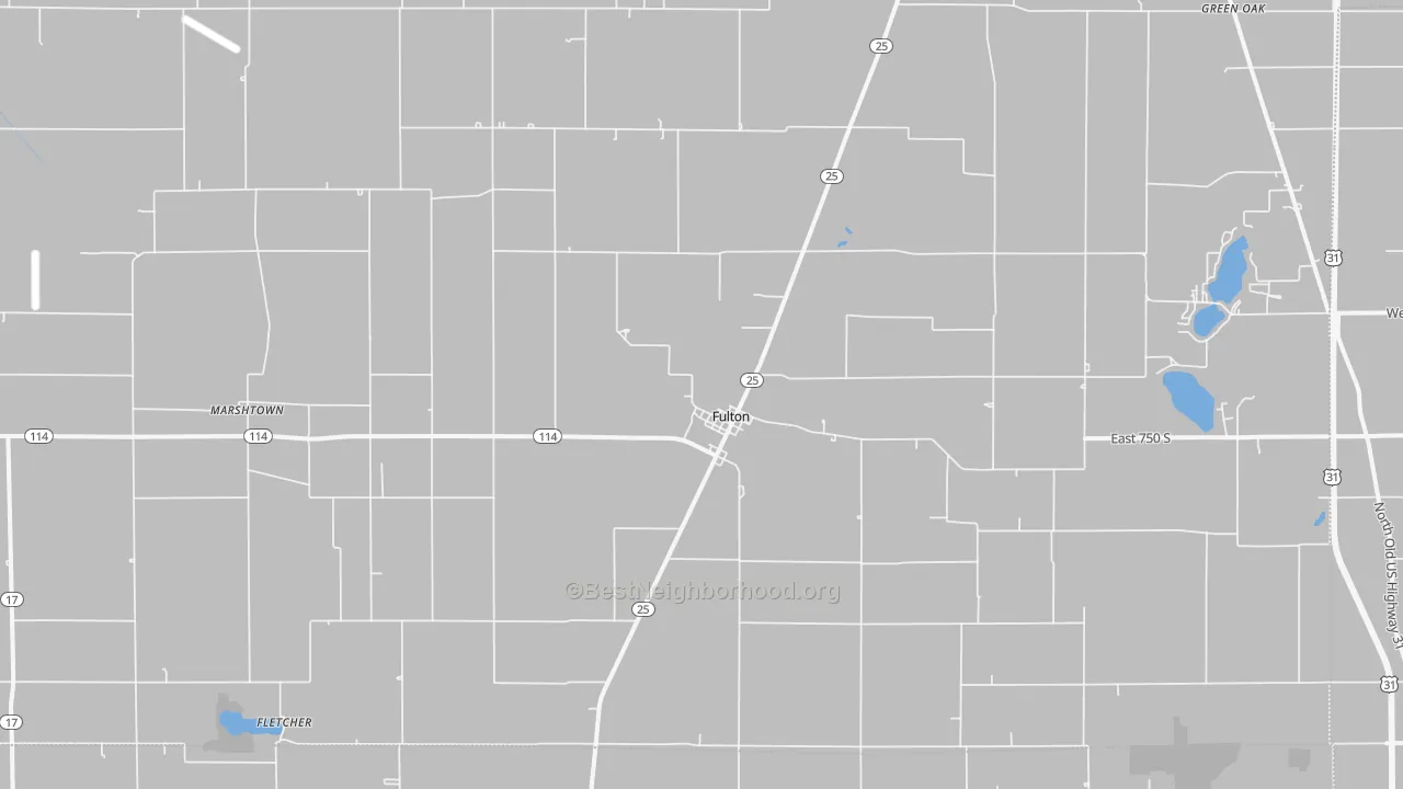 Transit Grade map of Fulton, IN