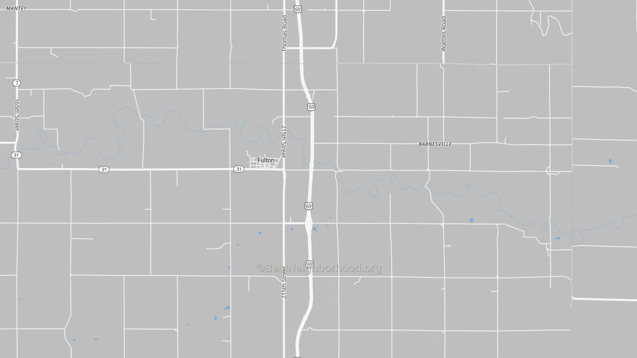 Transit Grade map of Fulton, KS