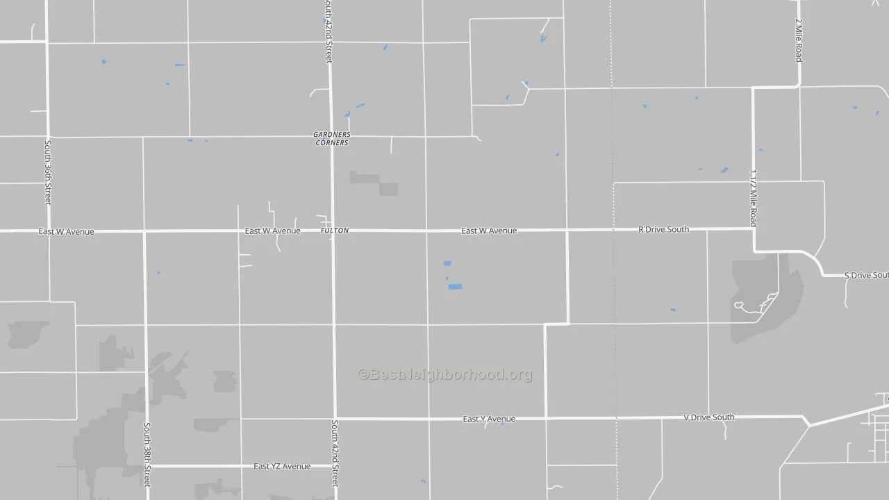 Transit Grade map of Fulton, MI