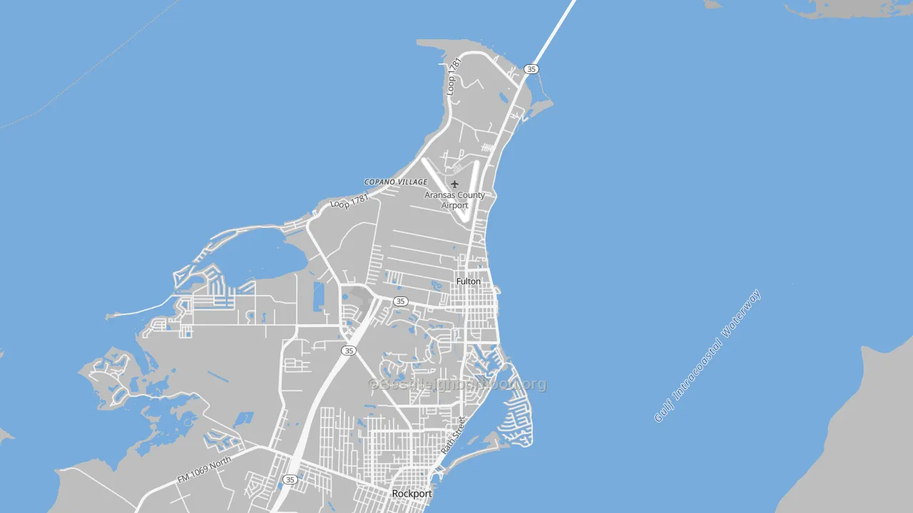 Transit Grade map of Fulton, TX