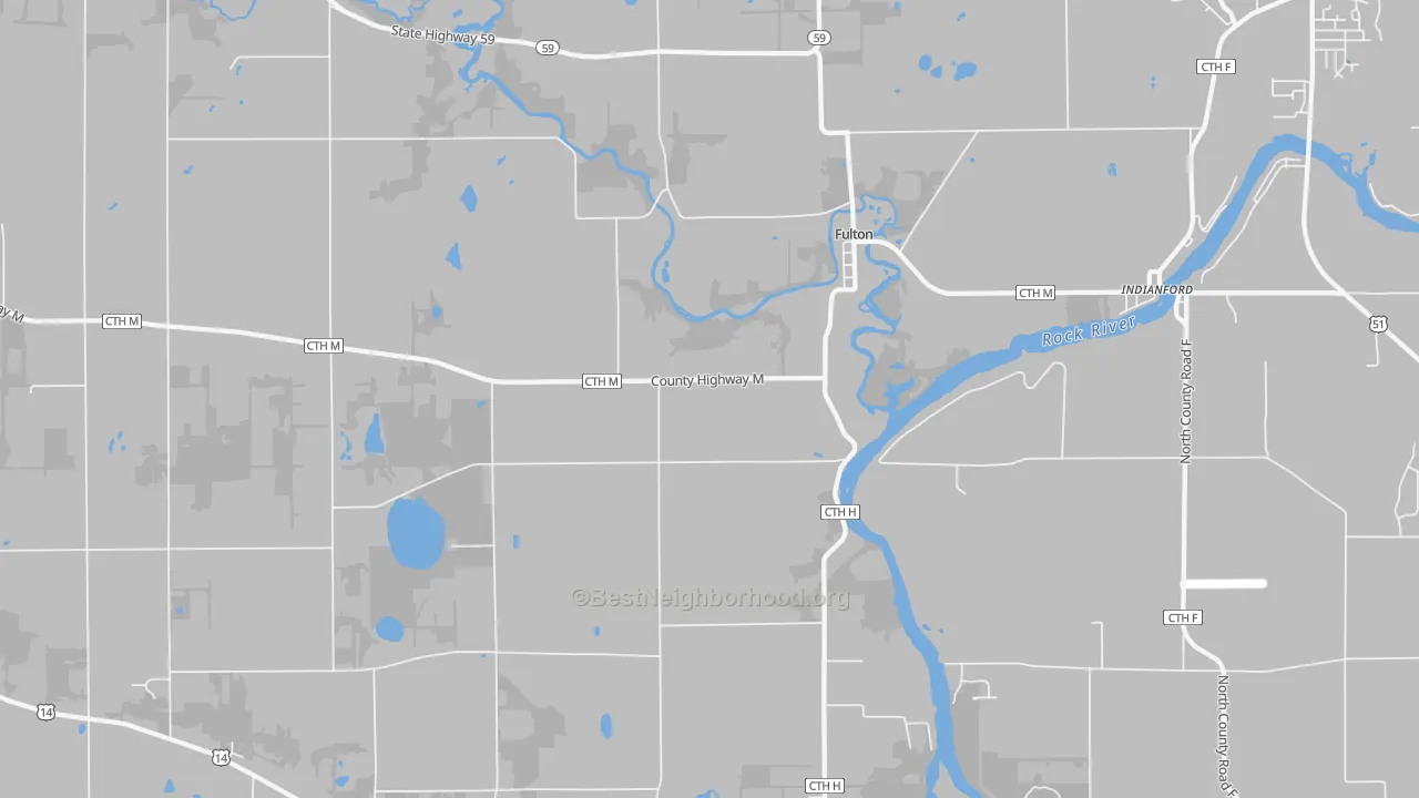 Transit Grade map of Fulton, WI