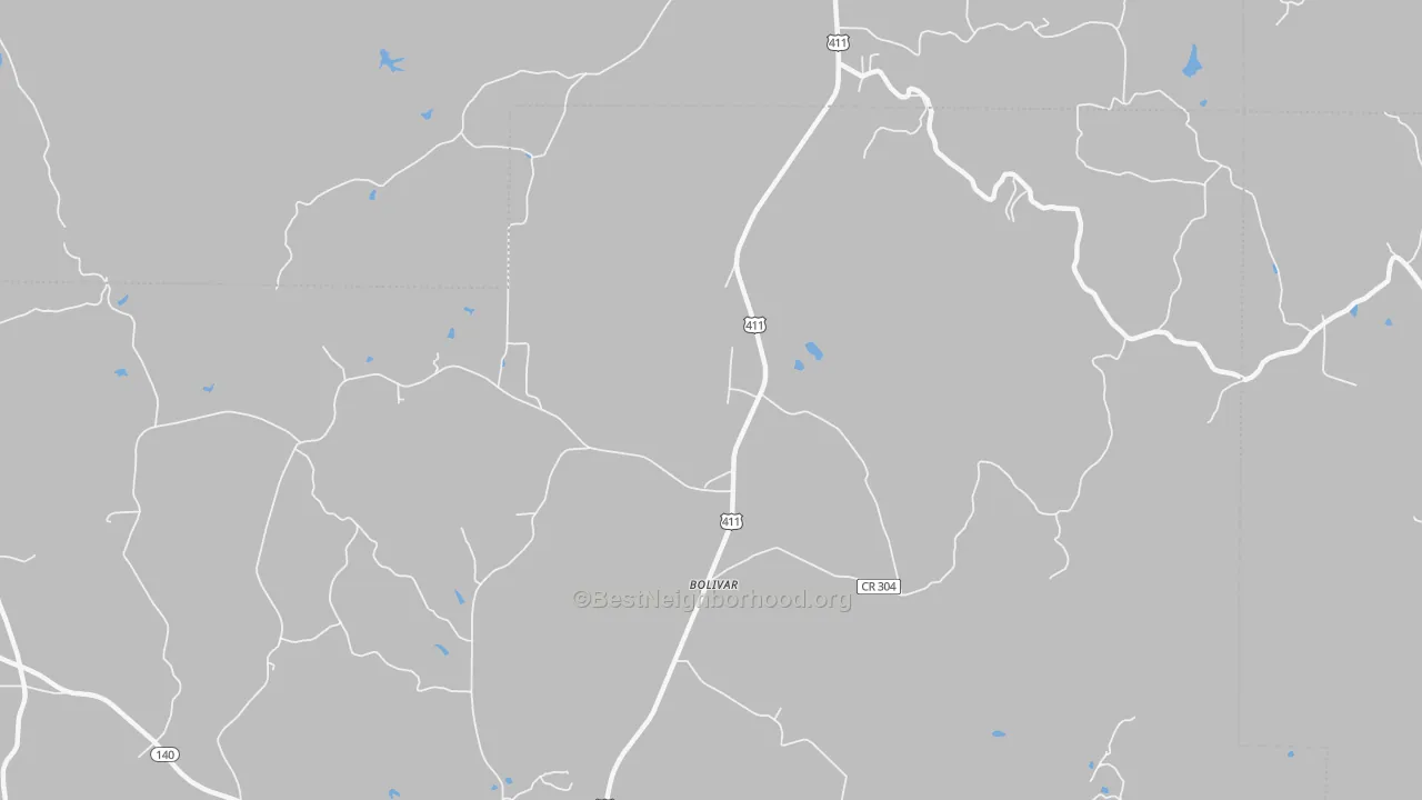 Transit Grade map of Funkhouser, GA