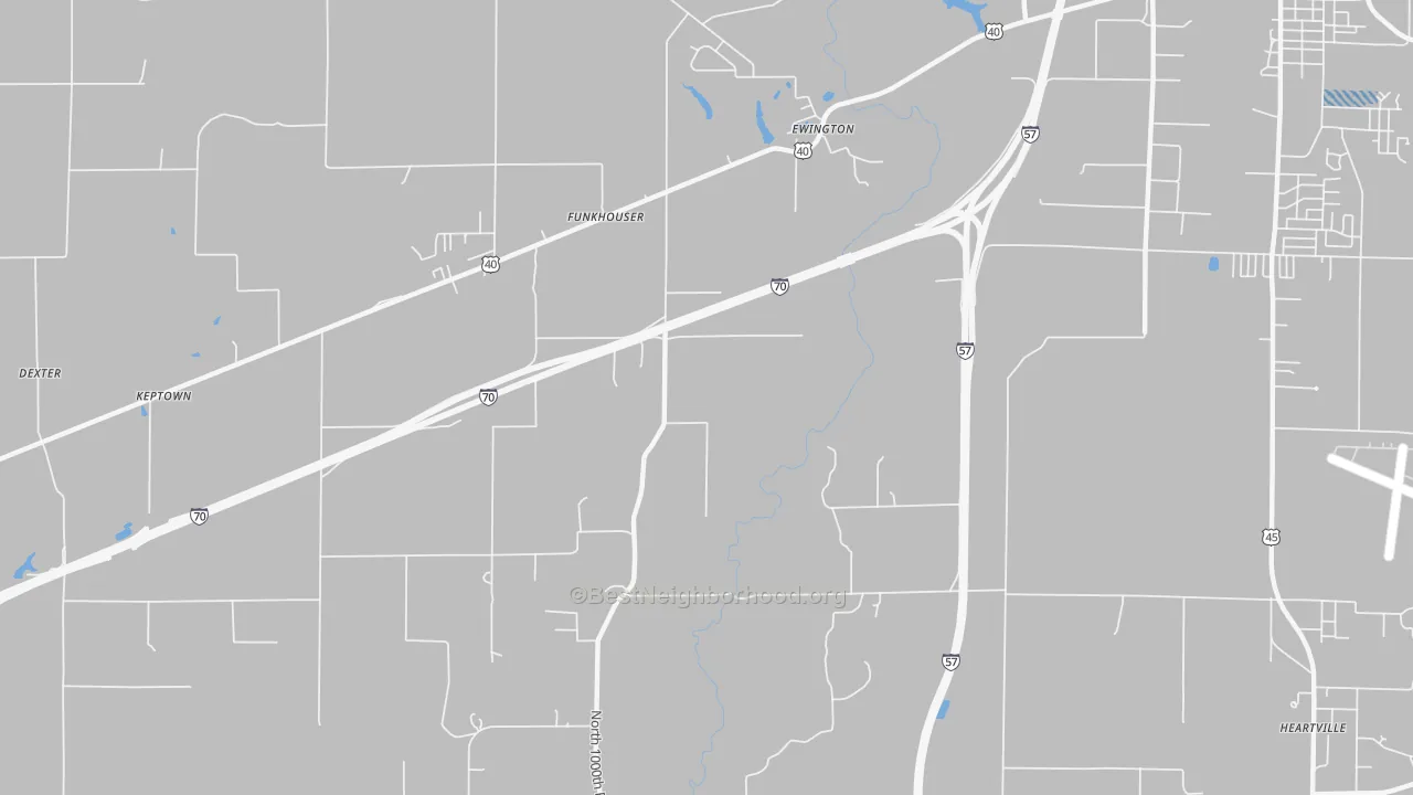 Transit Grade map of Funkhouser, IL
