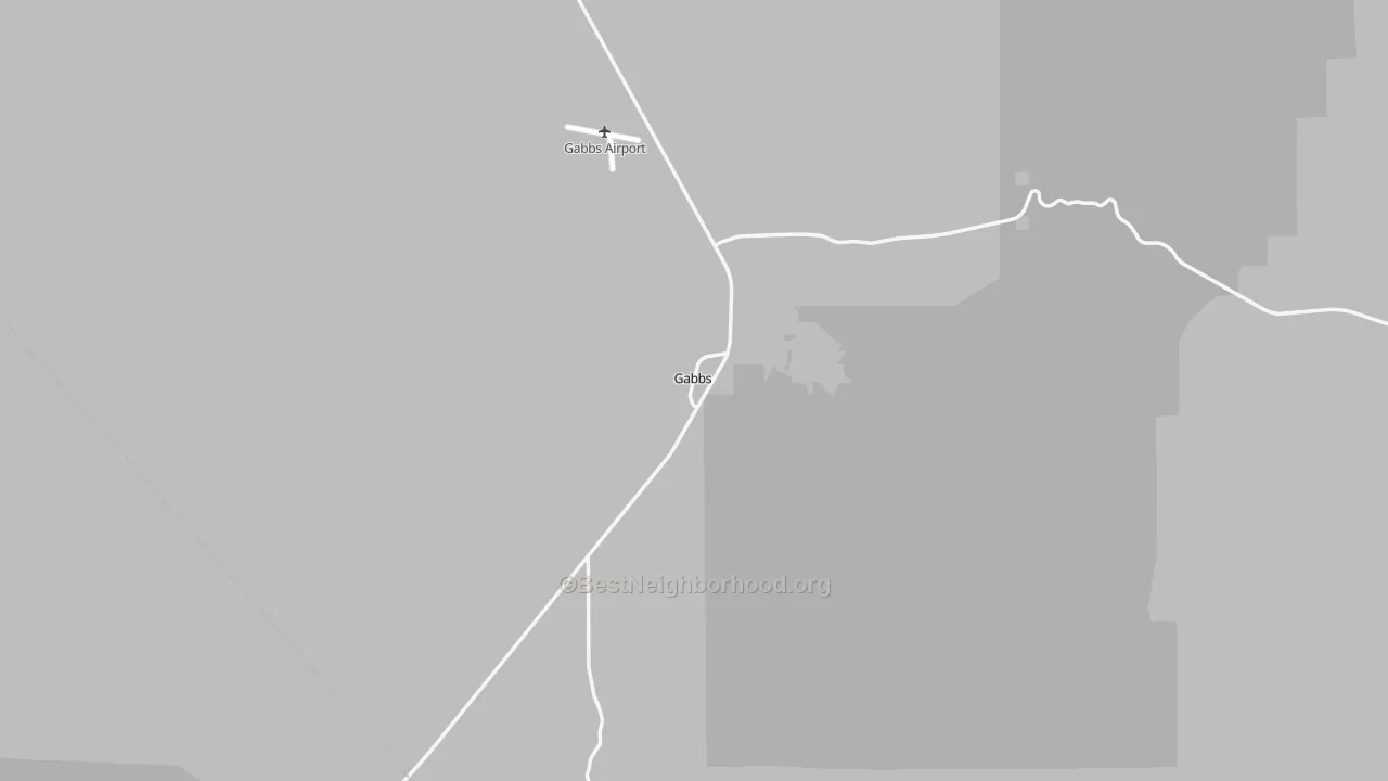 Transit Grade map of Gabbs, NV
