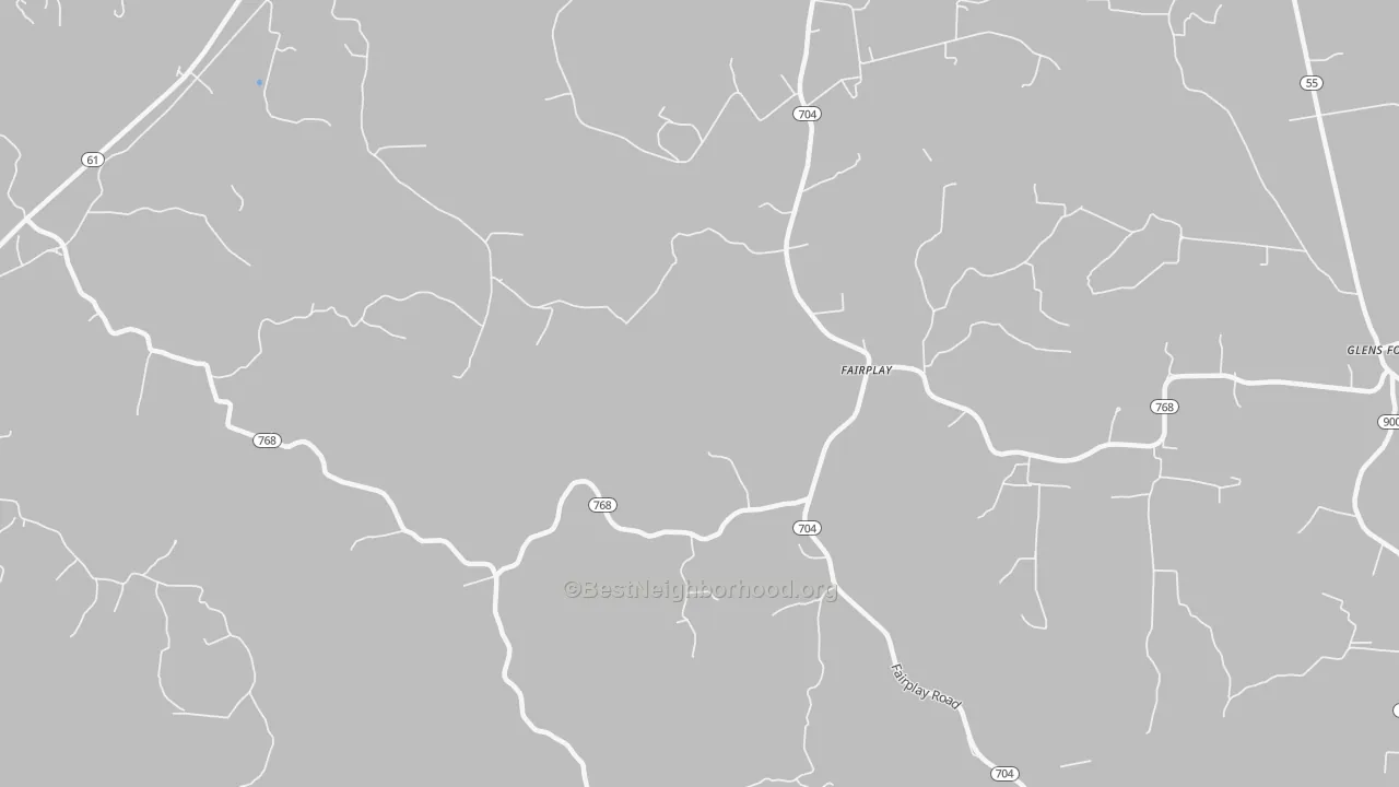 Transit Grade map of Gadberry, KY