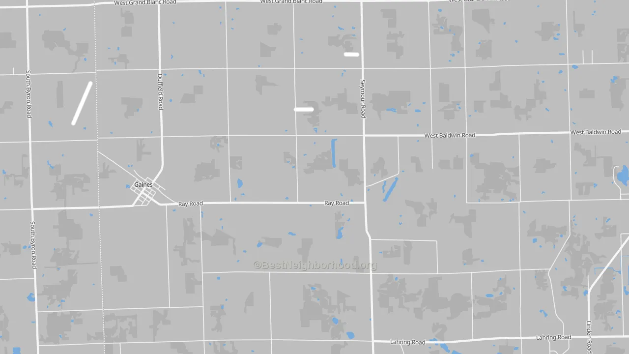 Transit Grade map of Gaines, MI