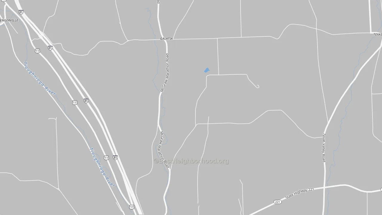 Transit Grade map of Galatia, NY