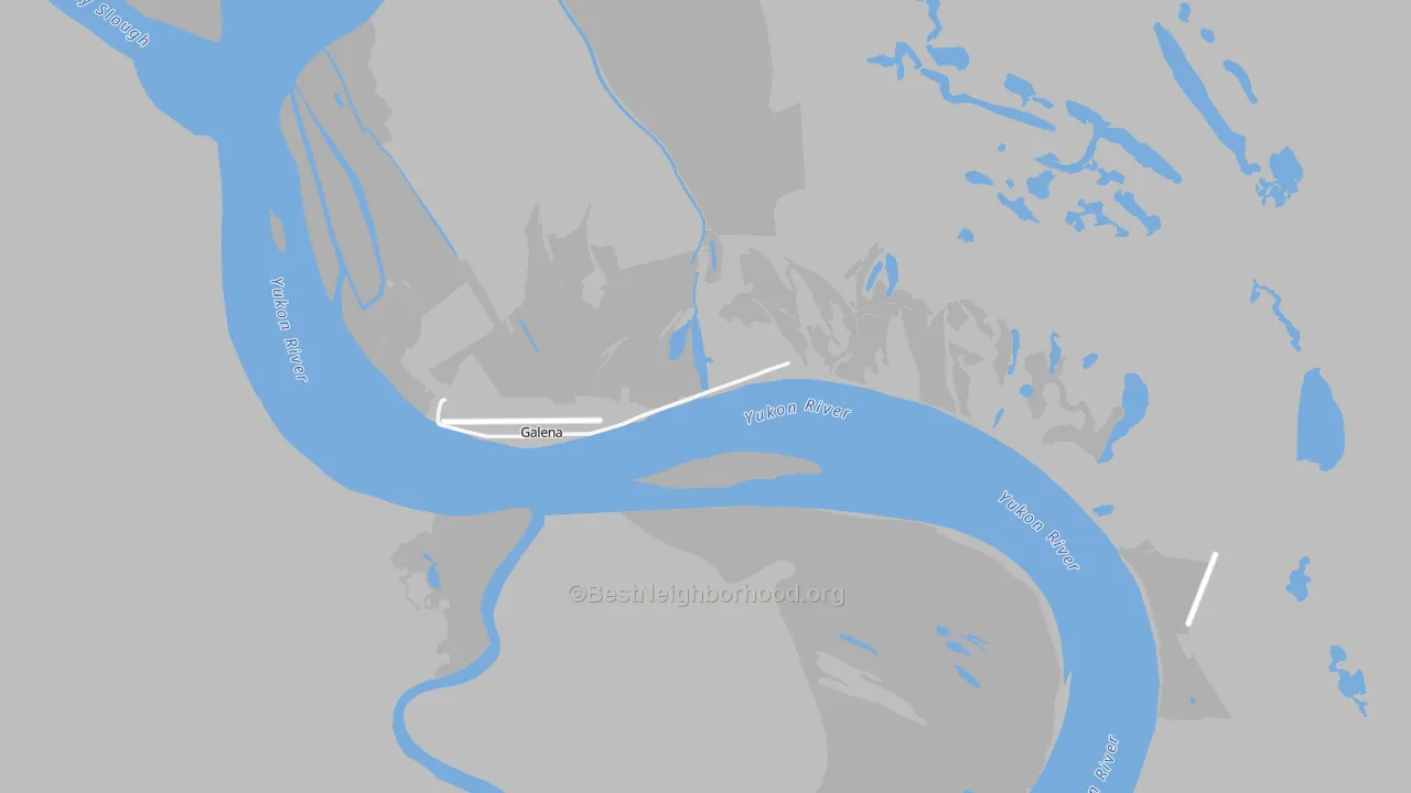 Transit Grade map of Galena, AK