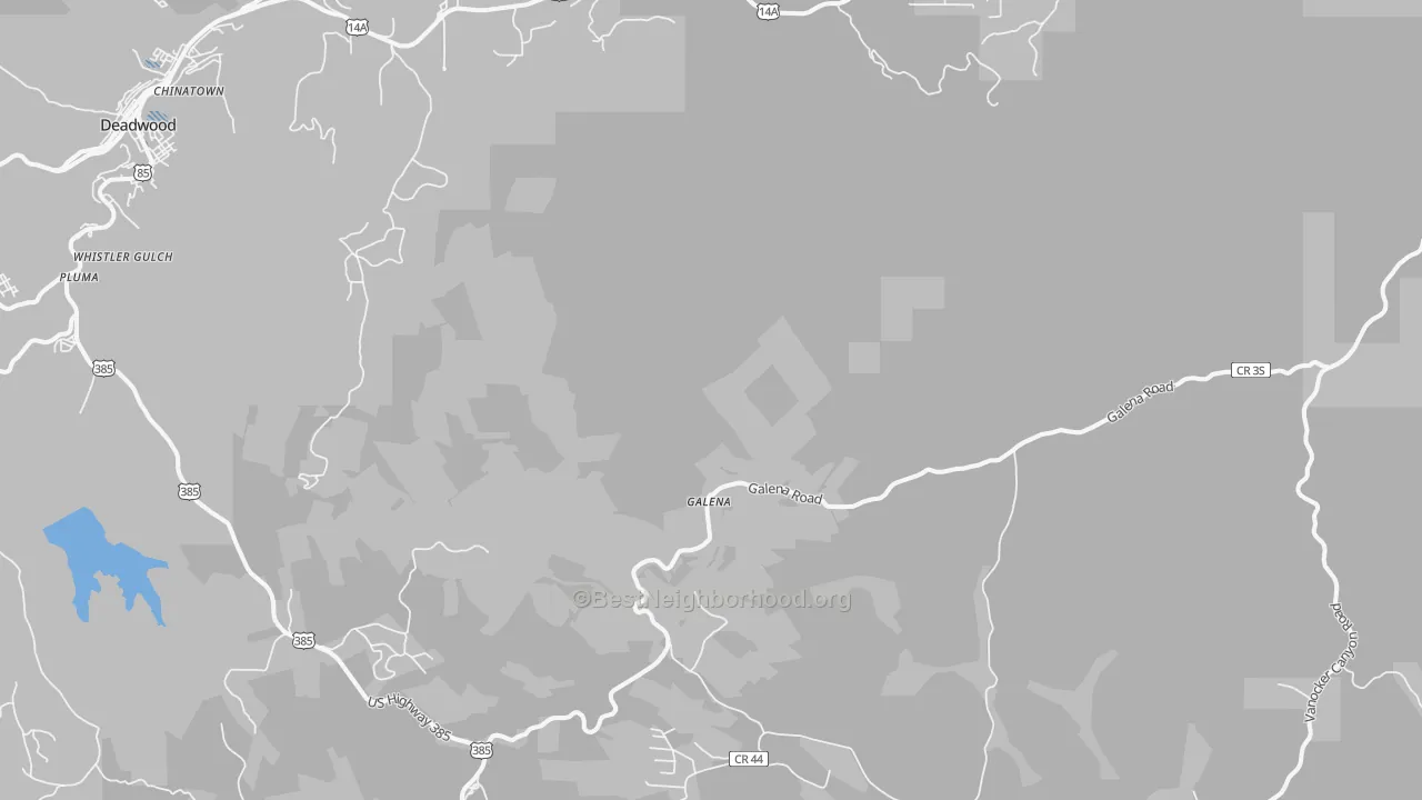 Transit Grade map of Galena, SD