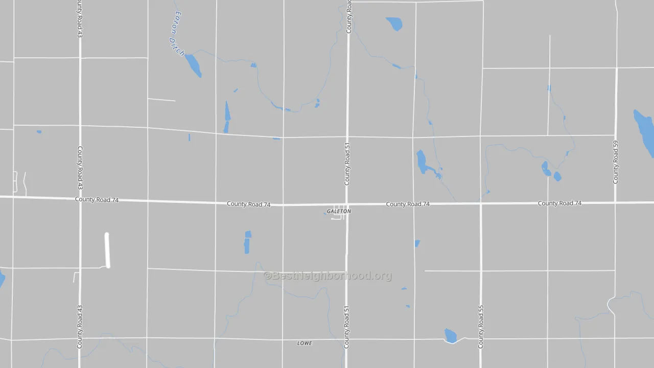 Transit Grade map of Galeton, CO