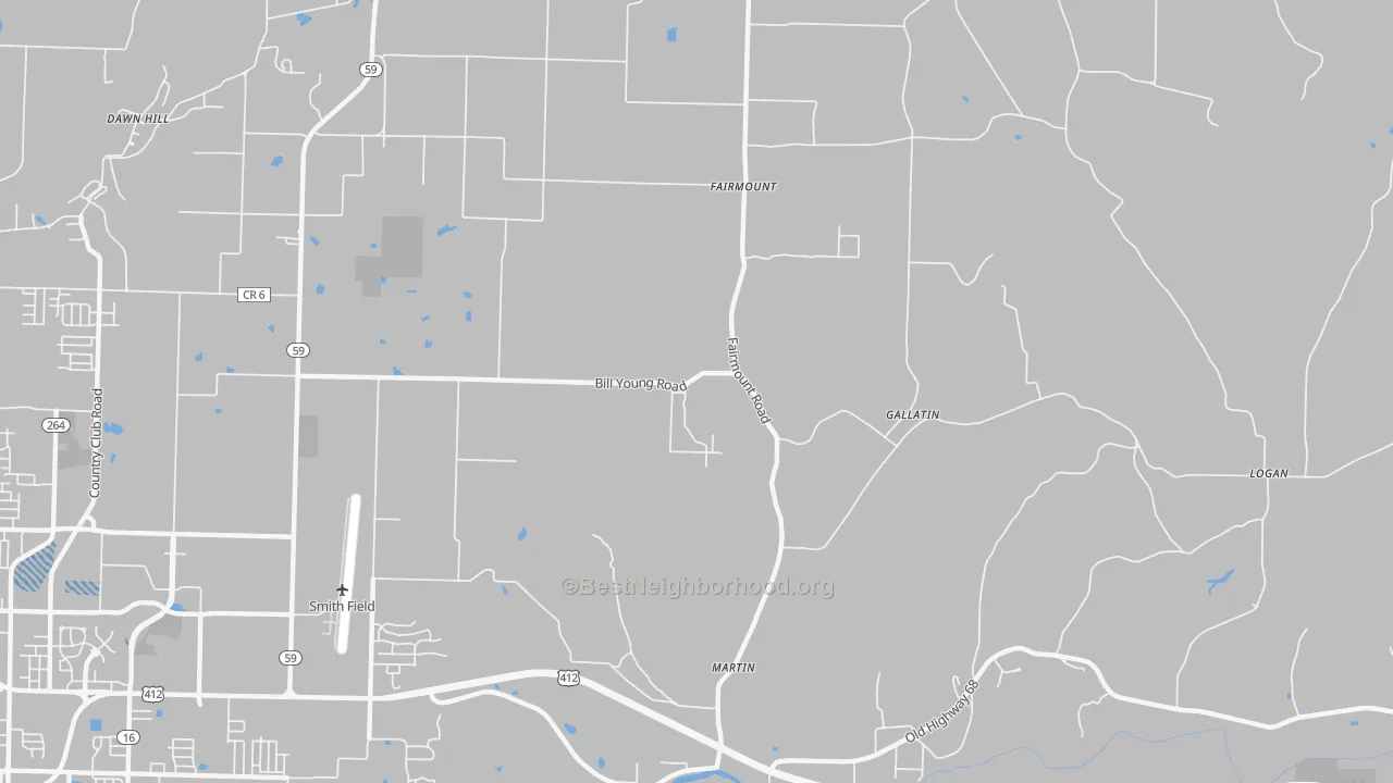 Transit Grade map of Gallatin, AR