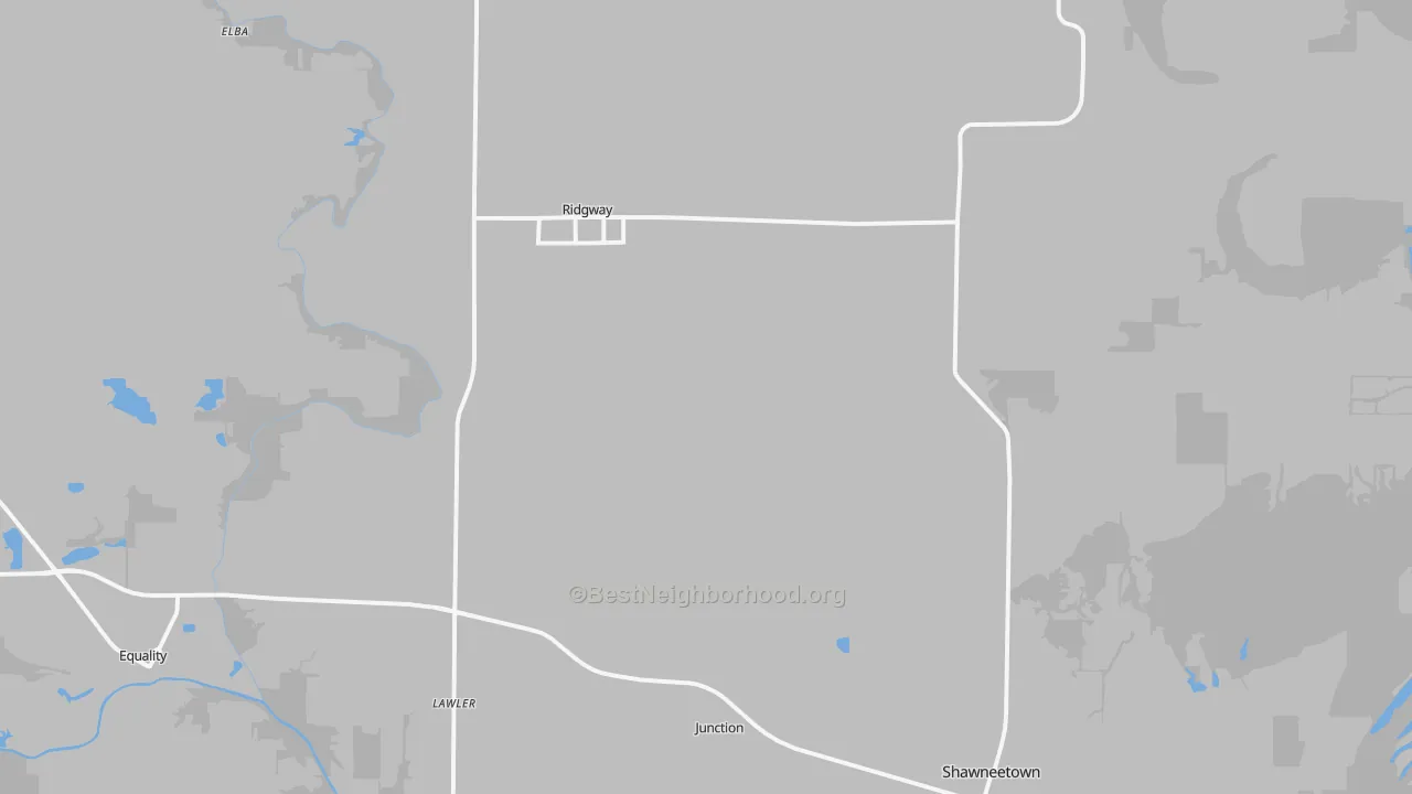 Transit Grade map of Gallatin County, IL