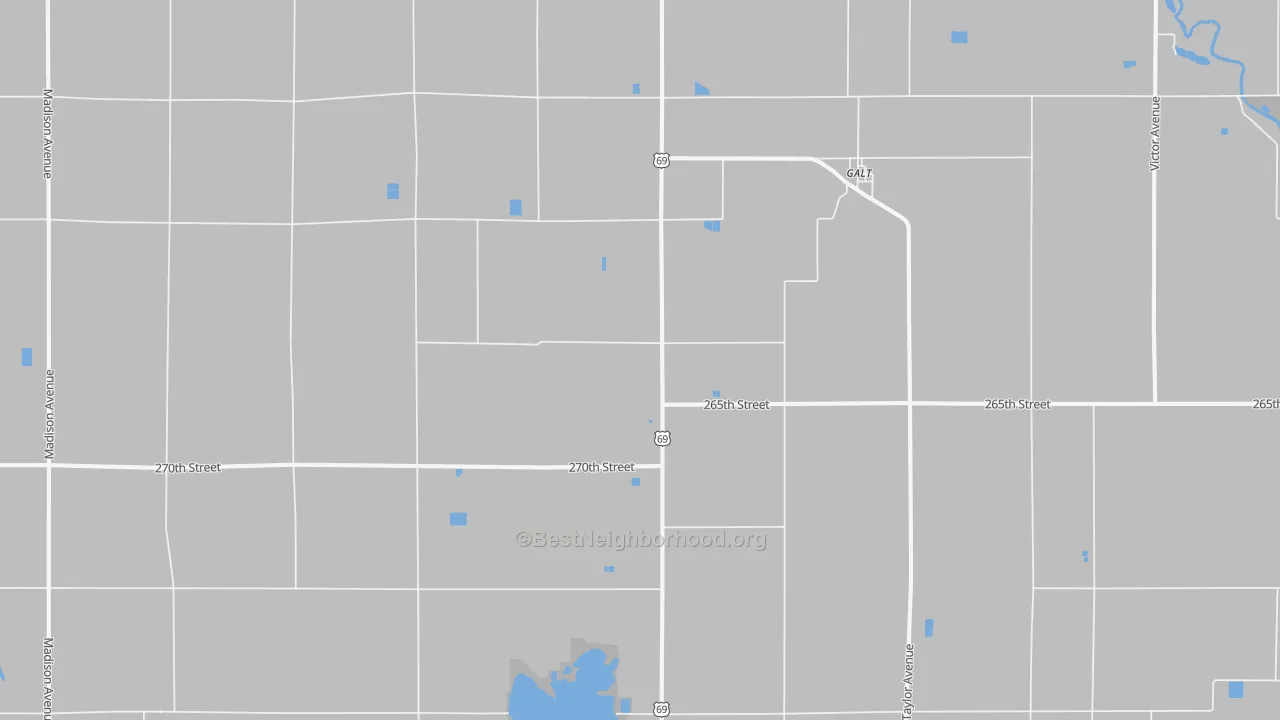 Transit Grade map of Galt, IA