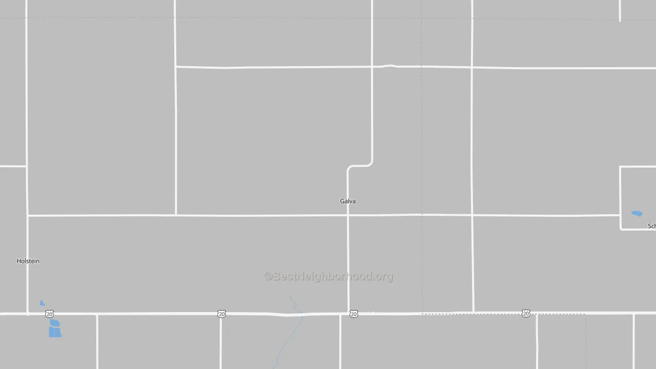 Transit Grade map of Galva, IA
