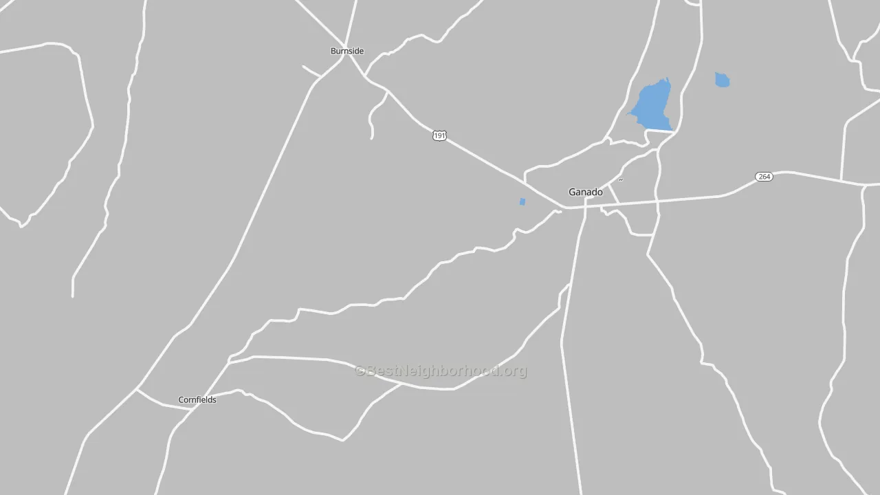 Transit Grade map of Ganado, AZ
