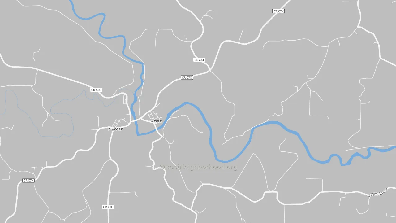 Transit Grade map of Garber, IA