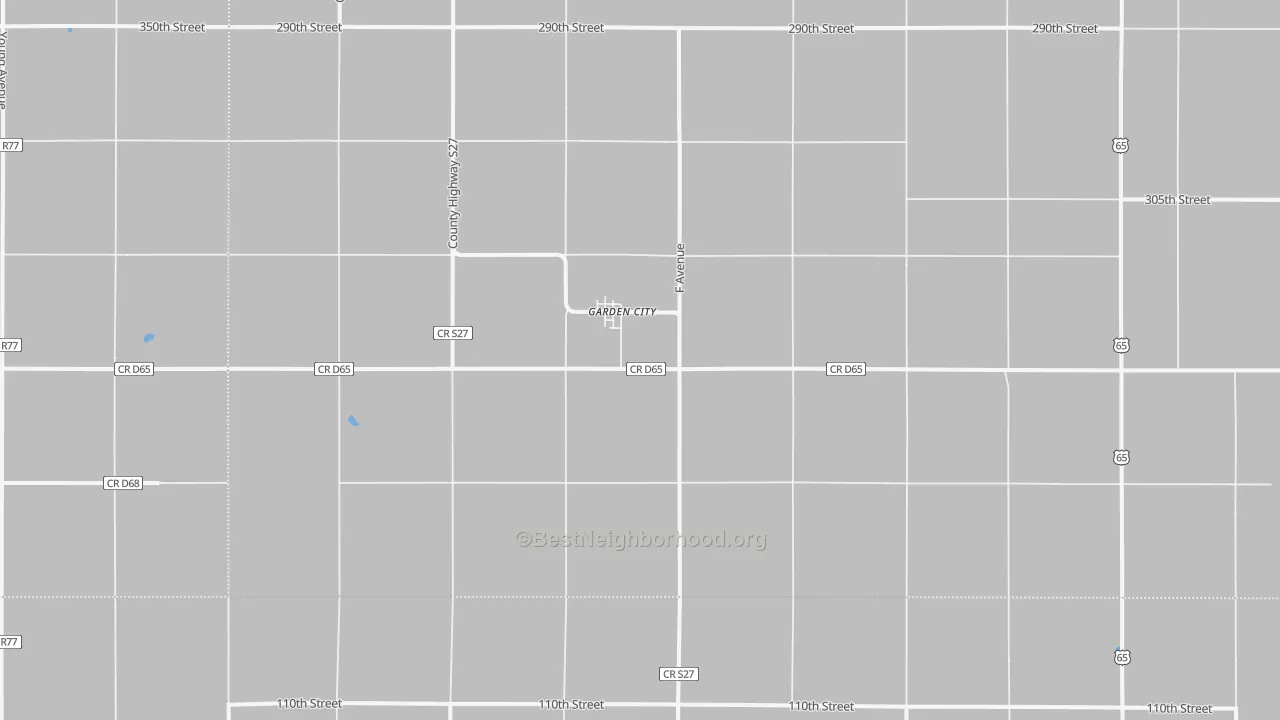 Transit Grade map of Garden City, IA