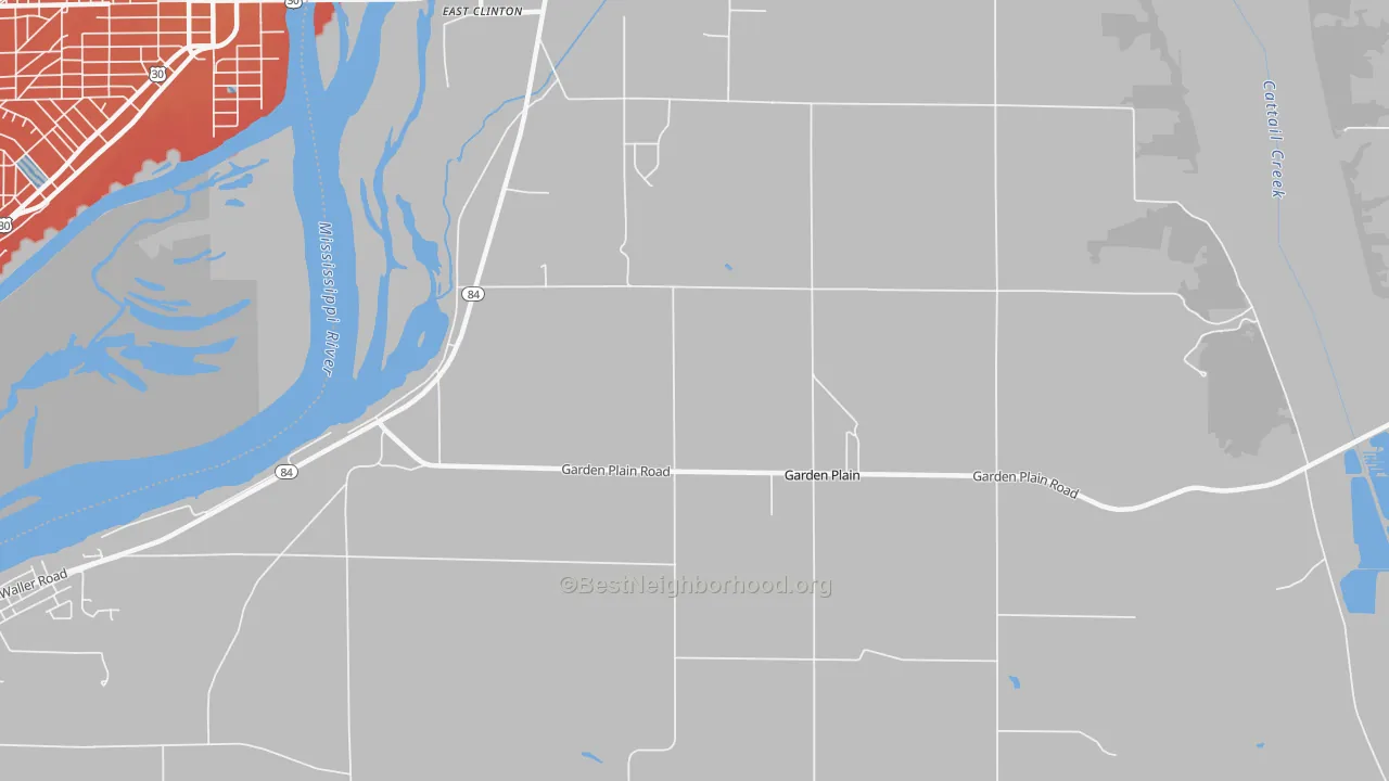 Transit Grade map of Garden Plain, IL